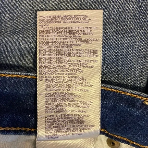 NYDJ Marilyn Straight LIFTXTUCK Technology Jeans Women Size 14 - Picture 7 of 10